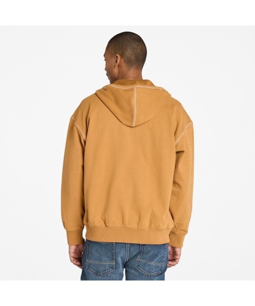 Timberland（ティンバーランド）の「フルジップ スウェットシャツ メンズ（パーカー・メンズ・ウィート・LARGE/MEDIUM/X-LARGE/XX-LARGE）」の4枚目の写真