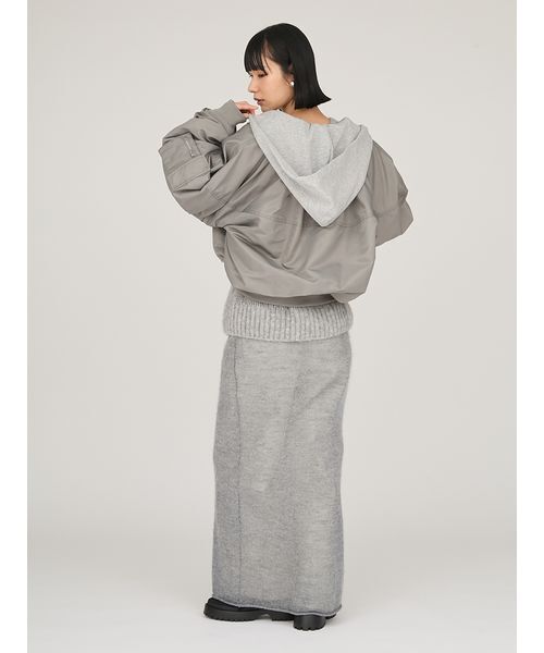 emmi（エミ）の「フード付き2wayボンバーブルゾン（ブルゾン）」 - WEAR
