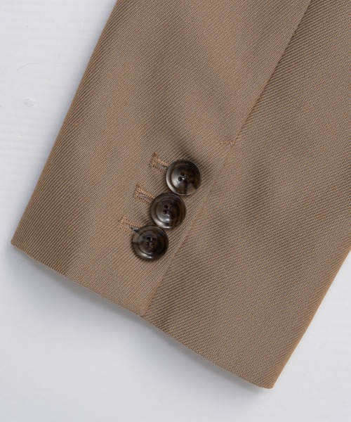 グランピアンズウールノーカラージャケット / Grand Pianist