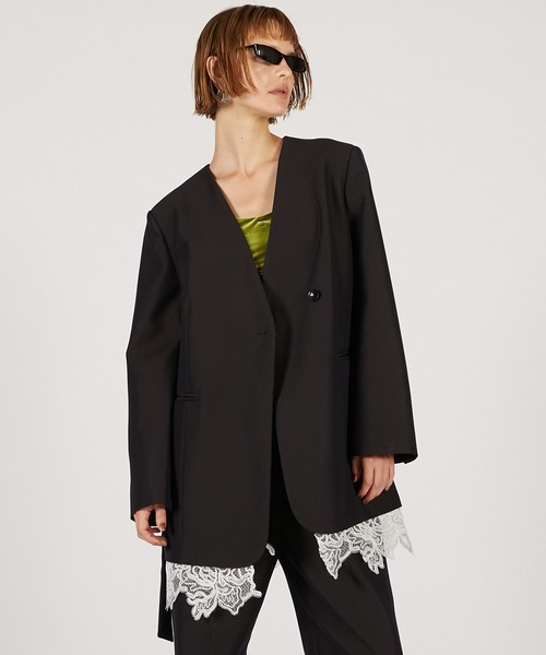 PRANK PROJECT グランピアンズウールノーカラージャケット グランピアンズウールノーカラージャケット / Grand Pianist