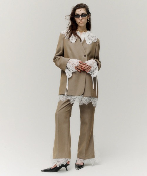 PRANK PROJECT グランピアンズウールノーカラージャケット グランピアンズウールノーカラージャケット / Grand Pianist Wool No