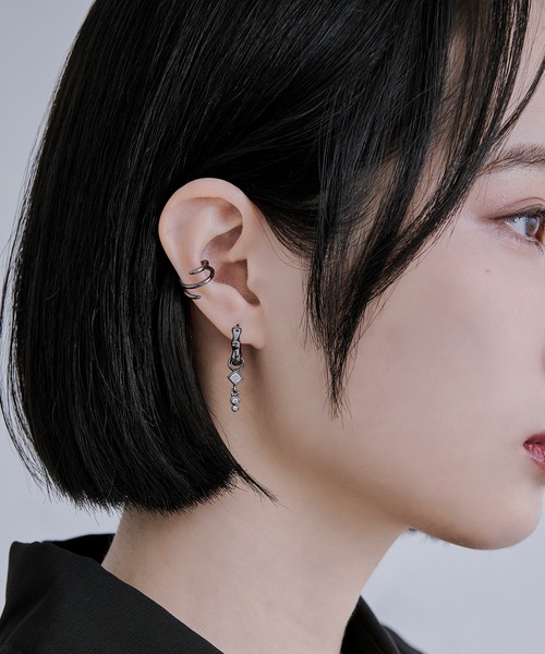 イヤーカフセットピアス（ピアス（両耳用））｜Ellno Loset