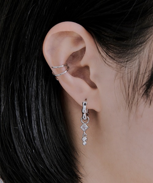O0u 【Rus】CARAピアス イヤーカフセットピアス（ピアス（両耳用））｜Ellno Loset
