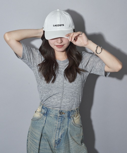 LACOSTE(ラコステ)の「【LACOSTE】ロゴキャップ L1316 CBS(キャップ・メンズ・ホワイト/ブルー・FREE)」の8枚目の写真