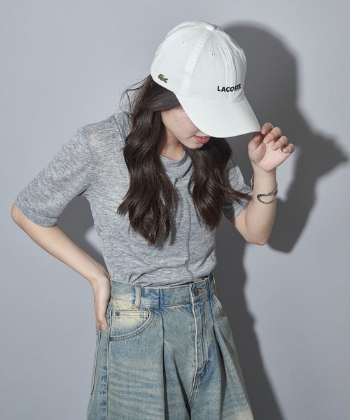 LACOSTE(ラコステ)の「【LACOSTE】ロゴキャップ L1316 CBS(キャップ・メンズ・ホワイト/ブルー・FREE)」の9枚目の写真