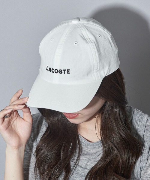 LACOSTE(ラコステ)の「【LACOSTE】ロゴキャップ L1316 CBS(キャップ・メンズ・ホワイト/ブルー・FREE)」の4枚目の写真