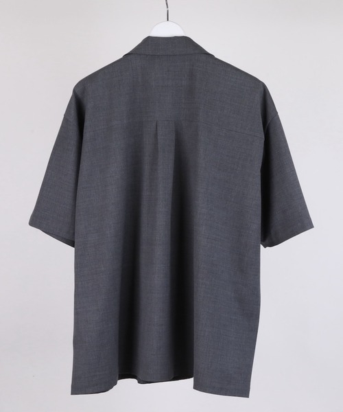 DISCOVERED（ディスカバード）の「DISCOVERED SUMMER WOOL LOOPING SHIRTS（シャツ/ブラウス・メンズ・ブラック/グレー・1/3）」の4枚目の写真