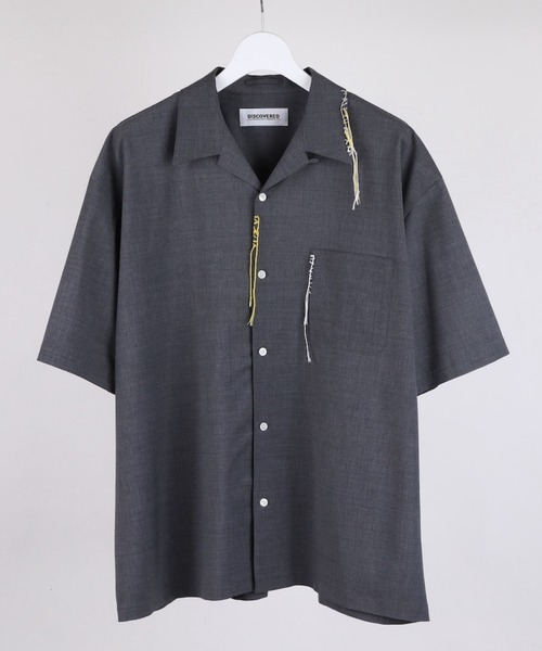 DISCOVERED(ディスカバード)の「DISCOVERED SUMMER WOOL LOOPING SHIRTS(シャツ/ブラウス・メンズ・ブラック/グレー・1/3)」の7枚目の写真