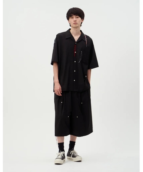 DISCOVERED(ディスカバード)の「DISCOVERED SUMMER WOOL LOOPING SHIRTS(シャツ/ブラウス・メンズ・ブラック/グレー・1/3)」の9枚目の写真