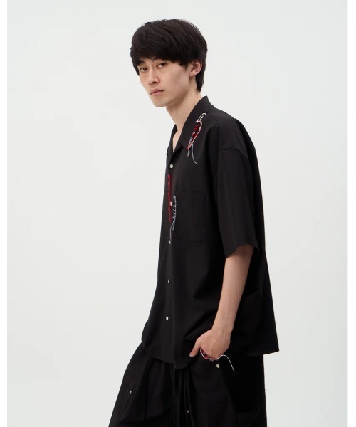 DISCOVERED(ディスカバード)の「DISCOVERED SUMMER WOOL LOOPING SHIRTS(シャツ/ブラウス・メンズ・ブラック/グレー・1/3)」の10枚目の写真