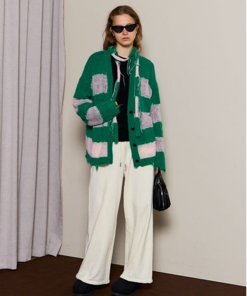 MAISON SPECIAL(メゾンスペシャル)の「Outseam Easy Sweatpants/アウトシームイージースウェットパンツ(スウェットパンツ・レディース・チャコールグレー/グリーン/ブルー/オフホワイト・38/36)」の10枚目の写真