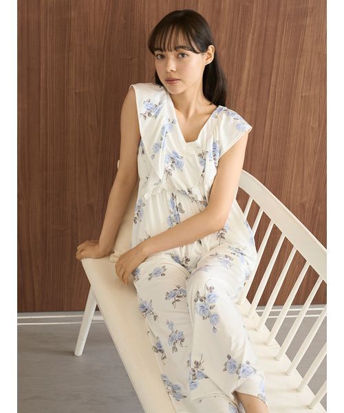 【値下げ中】未使用　セットアップ　ジェラピケ　パジャマ　小花柄 値下げ中】未使用 セットアップ ジェラピケ パジャマ 小花柄