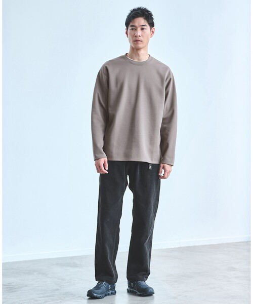 セール】ダブルフェイス クルーネック カットソー（Tシャツ/カットソー