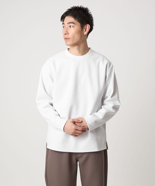 セール】ダブルフェイス クルーネック カットソー（Tシャツ/カットソー