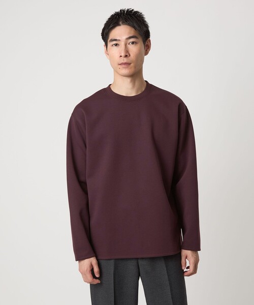 ダブルフェイス クルーネック カットソー（Tシャツ/カットソー