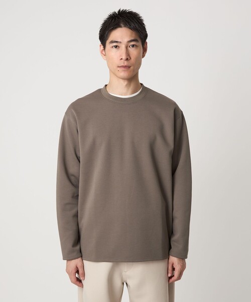 セール】ダブルフェイス クルーネック カットソー（Tシャツ/カットソー