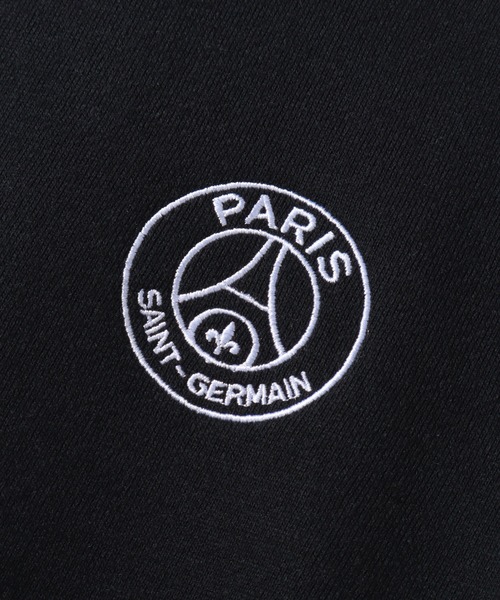 PARIS SAINT-GERMAIN（パリサンジェルマン）の「【Paris Saint-Germain/パリサンジェルマン】裏起毛 裾ドロスト エンブレムロゴ ハーフジップ スウェットトレーナー（スウェット・メンズ・グレー/スミクロ/ブラック・M/L/XL）」の17枚目の写真