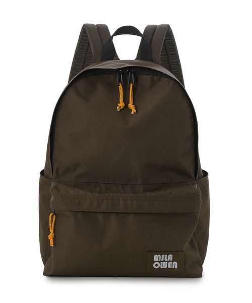 Mila Owen　撥水ナイロンバックパック　ダークブラウン 撥水ナイロンバックパック（バックパック/リュック）｜Mila Owen（ミラ