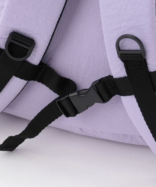 X-girl Stages(エックスガールステージス)の「3ポケットミニバックパック(バックパック/リュック・キッズ・カーキ/ラベンダー/ブラック・F)」の10枚目の写真