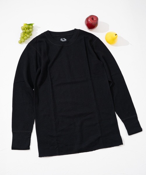 FRUIT OF THE LOOM(フルーツオブザルーム)の「FTL TC ワッフルロンT / ユニセックス / ジェンダーレス(その他トップス・メンズ・ネイビー/ホワイト/グレー/ブラック/アイボリー・M/L/XL)」の16枚目の写真