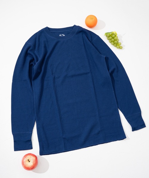 FRUIT OF THE LOOM(フルーツオブザルーム)の「FTL TC ワッフルロンT / ユニセックス / ジェンダーレス(その他トップス・メンズ・ネイビー/ホワイト/グレー/ブラック/アイボリー・M/L/XL)」の18枚目の写真