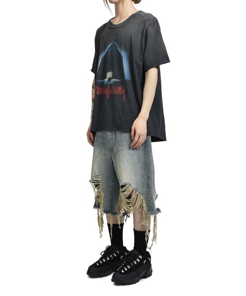 トップス Jun Nakayama CULT T-SHIRTS / BLK JUN/NAKAYAMA ジュン ナカヤマ SS25 CULT T-SHIRTS / BLK - NUBIAN