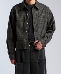 WHO'S WHO gallery | 【KOOKY'N/クーキー】クロップドチェックシャツ　※２サイズ展開(シャツ/ブラウス)