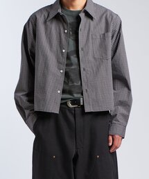 WHO'S WHO gallery | 【KOOKY'N/クーキー】クロップドチェックシャツ　※２サイズ展開(シャツ/ブラウス)