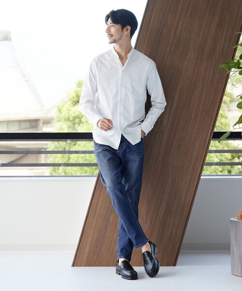 BEAUTY&YOUTH UNITED ARROWS（ビューティーアンドユースユナイテッドアローズ）の「【WEB限定 WARDROBE SMART】NEOスキン デニム スキニーパンツ（デニムパンツ・メンズ・コバルトブルー/ネイビー/ブラック/ライトブルー・S/M/L/XL）」の4枚目の写真