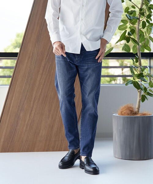 BEAUTY&YOUTH UNITED ARROWS（ビューティーアンドユースユナイテッドアローズ）の「【WEB限定 WARDROBE SMART】NEOスキン デニム スキニーパンツ（デニムパンツ・メンズ・コバルトブルー/ネイビー/ブラック/ライトブルー・S/M/L/XL）」の6枚目の写真