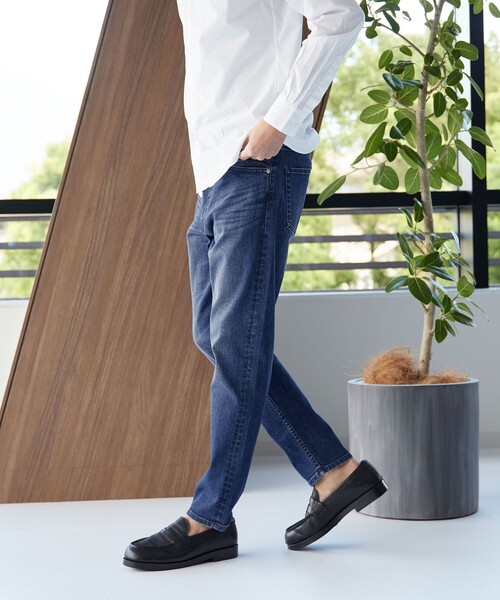 BEAUTY&YOUTH UNITED ARROWS（ビューティーアンドユースユナイテッドアローズ）の「【WEB限定 WARDROBE SMART】NEOスキン デニム スキニーパンツ（デニムパンツ・メンズ・コバルトブルー/ネイビー/ブラック/ライトブルー・S/M/L/XL）」の7枚目の写真