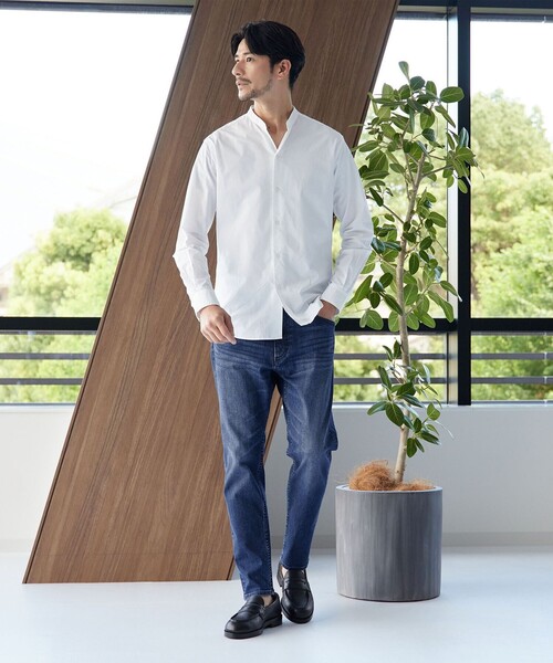 BEAUTY&YOUTH UNITED ARROWS（ビューティーアンドユースユナイテッドアローズ）の「【WEB限定 WARDROBE SMART】NEOスキン デニム スキニーパンツ（デニムパンツ・メンズ・コバルトブルー/ネイビー/ブラック/ライトブルー・S/M/L/XL）」の8枚目の写真