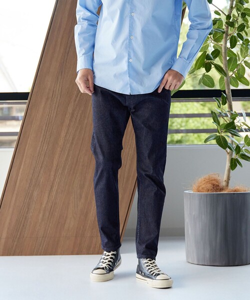 BEAUTY&YOUTH UNITED ARROWS（ビューティーアンドユースユナイテッドアローズ）の「【WEB限定 WARDROBE SMART】NEOスキン デニム スキニーパンツ（デニムパンツ・メンズ・コバルトブルー/ネイビー/ブラック/ライトブルー・S/M/L/XL）」の12枚目の写真