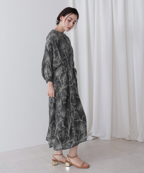 Bou Jeloud（ブージュルード）の「フラワー柄ワンピース（ワンピース・レディース・ピンク/ブラック・38）」の5枚目の写真