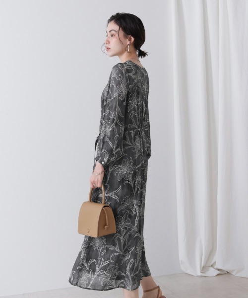 Bou Jeloud（ブージュルード）の「フラワー柄ワンピース（ワンピース・レディース・ピンク/ブラック・38）」の6枚目の写真