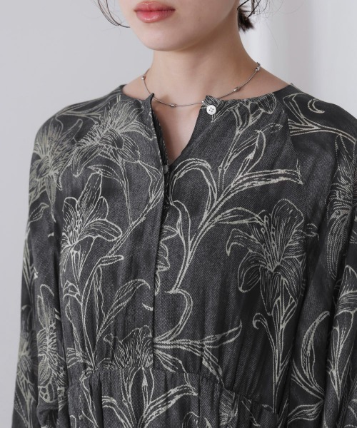 Bou Jeloud（ブージュルード）の「フラワー柄ワンピース（ワンピース・レディース・ピンク/ブラック・38）」の10枚目の写真