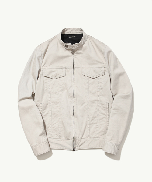 SABLE CLUTCH（セーブルクラッチ）の「CHINO STRETCH RAIDERS G JEAN（ライダースジャケット・メンズ・ベージュ/ブラック/ライトベージュ・SMALL/MEDIUM/LARGE/X-LARGE）」の8枚目の写真