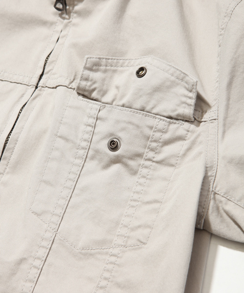 SABLE CLUTCH（セーブルクラッチ）の「CHINO STRETCH RAIDERS G JEAN（ライダースジャケット・メンズ・ベージュ/ブラック/ライトベージュ・SMALL/MEDIUM/LARGE/X-LARGE）」の14枚目の写真