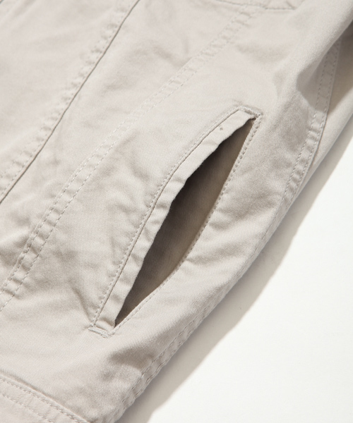 SABLE CLUTCH（セーブルクラッチ）の「CHINO STRETCH RAIDERS G JEAN（ライダースジャケット・メンズ・ベージュ/ブラック/ライトベージュ・SMALL/MEDIUM/LARGE/X-LARGE）」の15枚目の写真