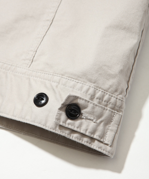 SABLE CLUTCH（セーブルクラッチ）の「CHINO STRETCH RAIDERS G JEAN（ライダースジャケット・メンズ・ベージュ/ブラック/ライトベージュ・SMALL/MEDIUM/LARGE/X-LARGE）」の9枚目の写真