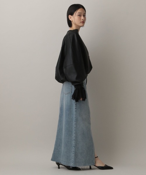 A part by(アパートバイ)の「アソートノーカラーブルゾン(ブルゾン・レディース・ブラック/ベージュ・FREE)」の14枚目の写真