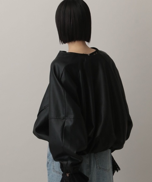 A part by(アパートバイ)の「アソートノーカラーブルゾン(ブルゾン・レディース・ブラック/ベージュ・FREE)」の19枚目の写真