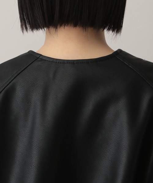 A part by(アパートバイ)の「アソートノーカラーブルゾン(ブルゾン・レディース・ブラック/ベージュ・FREE)」の3枚目の写真