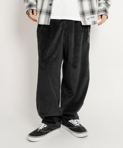 Subciety（サブサエティ）の「Souvenir velour pants（その他パンツ・メンズ・ブラック/オリーブ/ネイビー・SMALL/MEDIUM/LARGE/X-LARGE）」の22枚目の写真