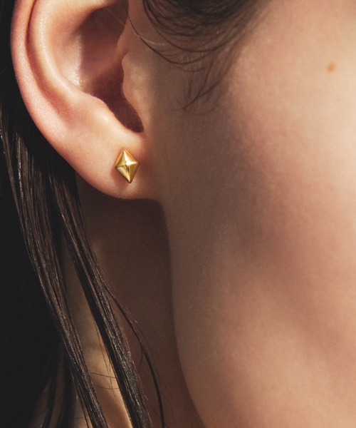 les bonbon(ルボンボン)の「【les bonbon】flash pierce/フラッシュ ピアス(ピアス(両耳用)・レディース・イエローゴールド・FREE)」の1枚目の写真