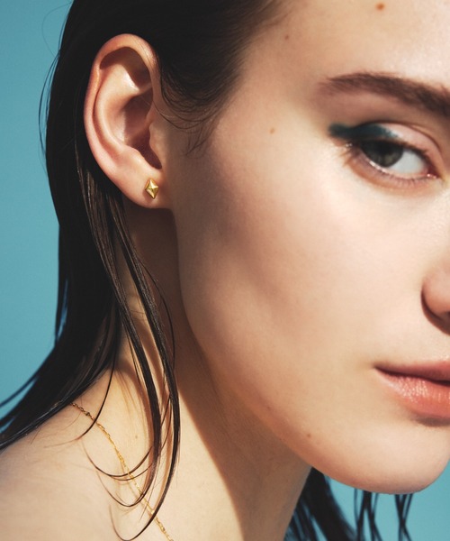 les bonbon(ルボンボン)の「【les bonbon】flash pierce/フラッシュ ピアス(ピアス(両耳用)・レディース・イエローゴールド・FREE)」の5枚目の写真