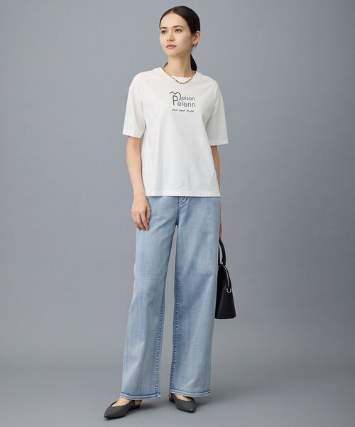 自由区（ジユウク）の「グラフィックロゴ Tシャツ（Tシャツ/カットソー・レディース・ブラック系/アイボリー系・32）」の13枚目の写真