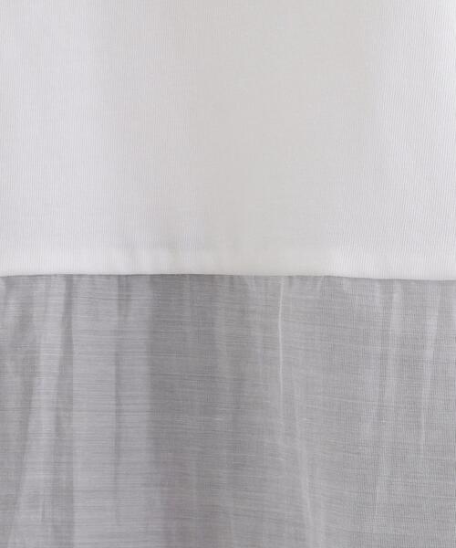 grove(グローブ)の「裾切替レイヤードタンク(タンクトップ・レディース・ブルー系その他4/ホワイト系5/オフホワイト・03/02/01/04/05)」の7枚目の写真