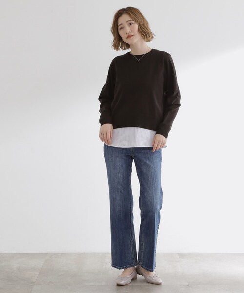 grove(グローブ)の「裾切替レイヤードタンク(タンクトップ・レディース・ブルー系その他4/ホワイト系5/オフホワイト・03/02/01/04/05)」の10枚目の写真