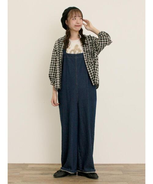 Samansa Mos2（サマンサ モスモス）の「フリルアシンメトリーブラウス（シャツ/ブラウス・レディース・ベージュ/レッド/ブラック/チャコールグレー・F）」の11枚目の写真